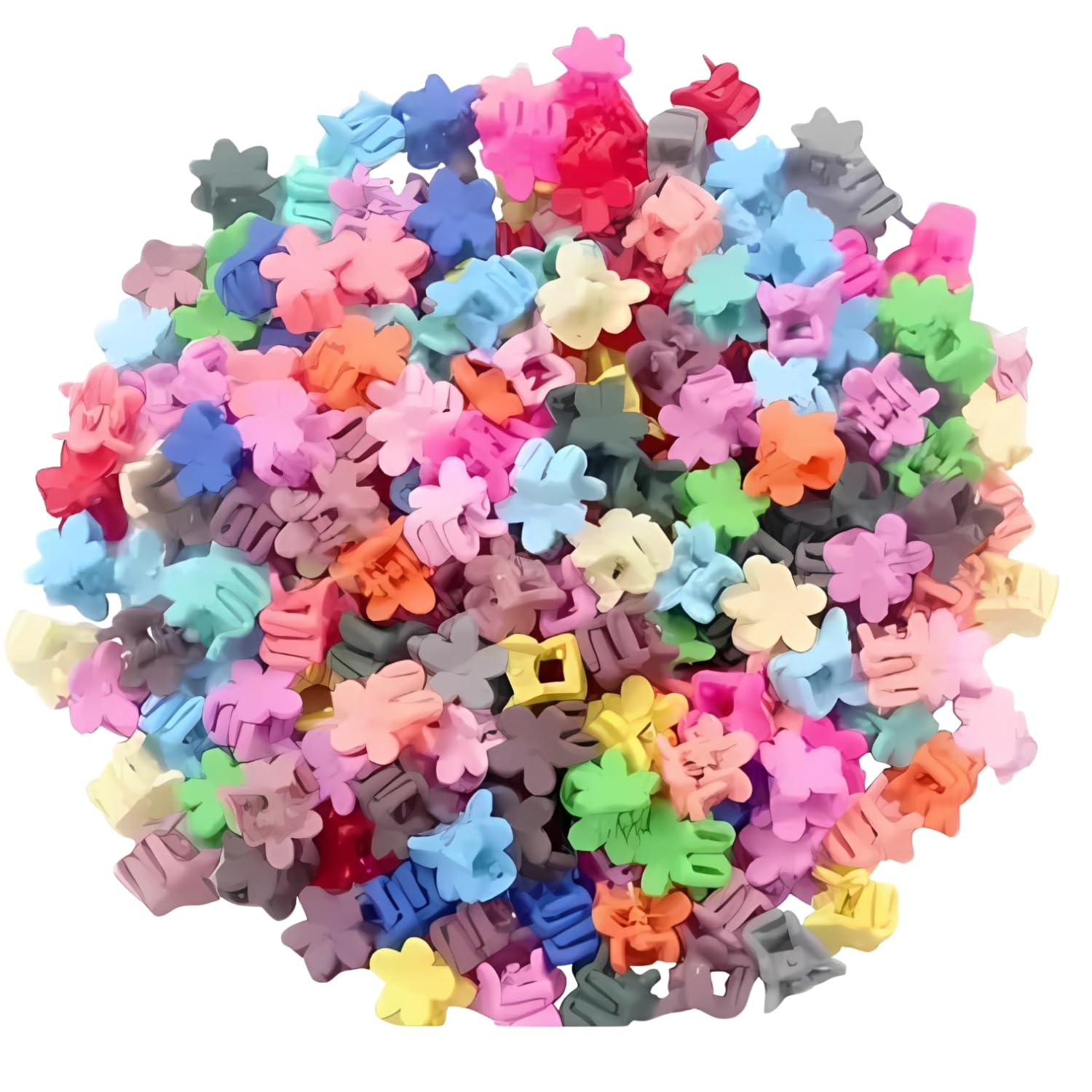 Cute Butterfly Hair Clips, 50 pcs, Multicolor Small Snap Clips, Perfect for Baby Girls, Kids & Women