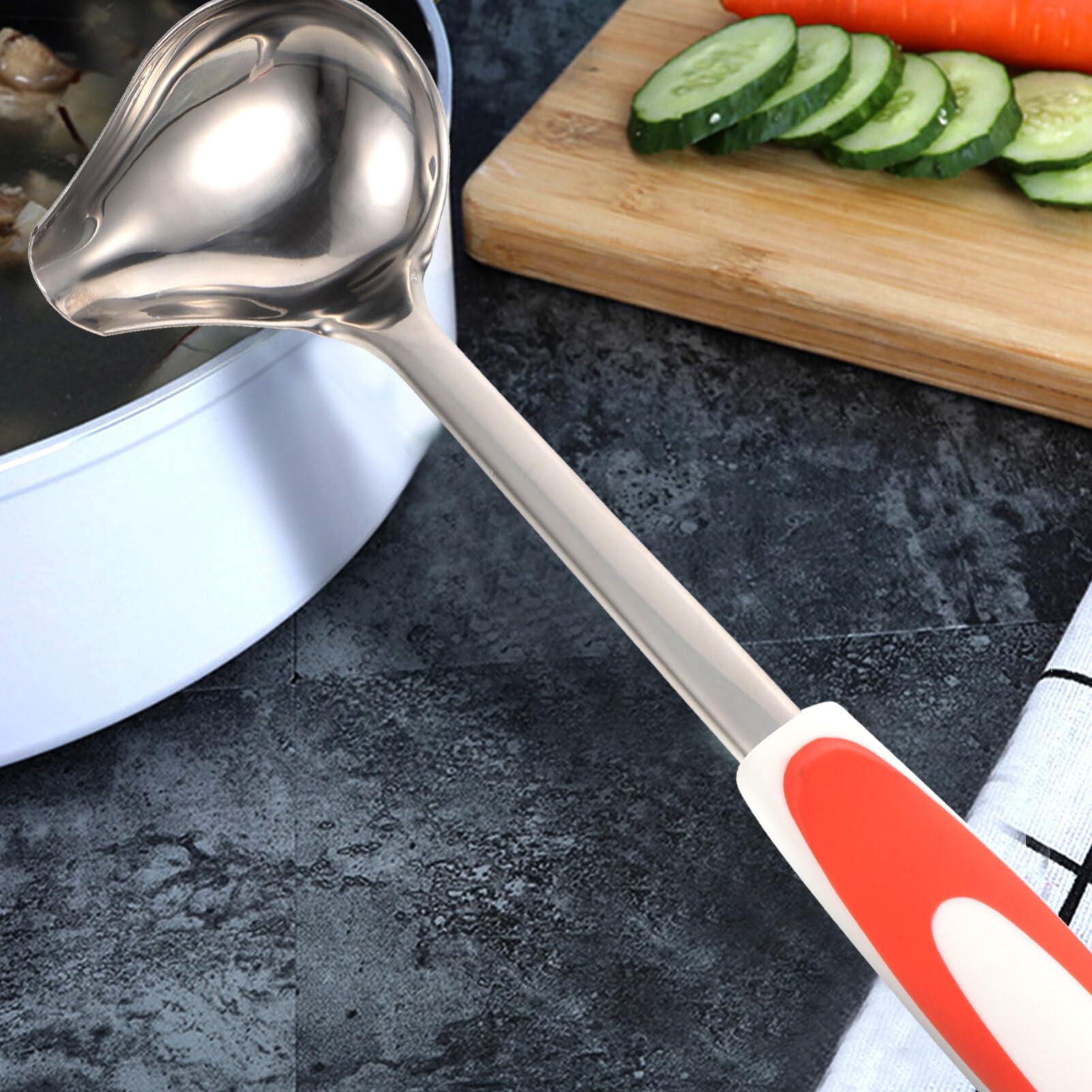 Cuillère à Sauce En Inox Cabilock - Parfaite Pour Vinaigrettes, Huiles Et Sauces