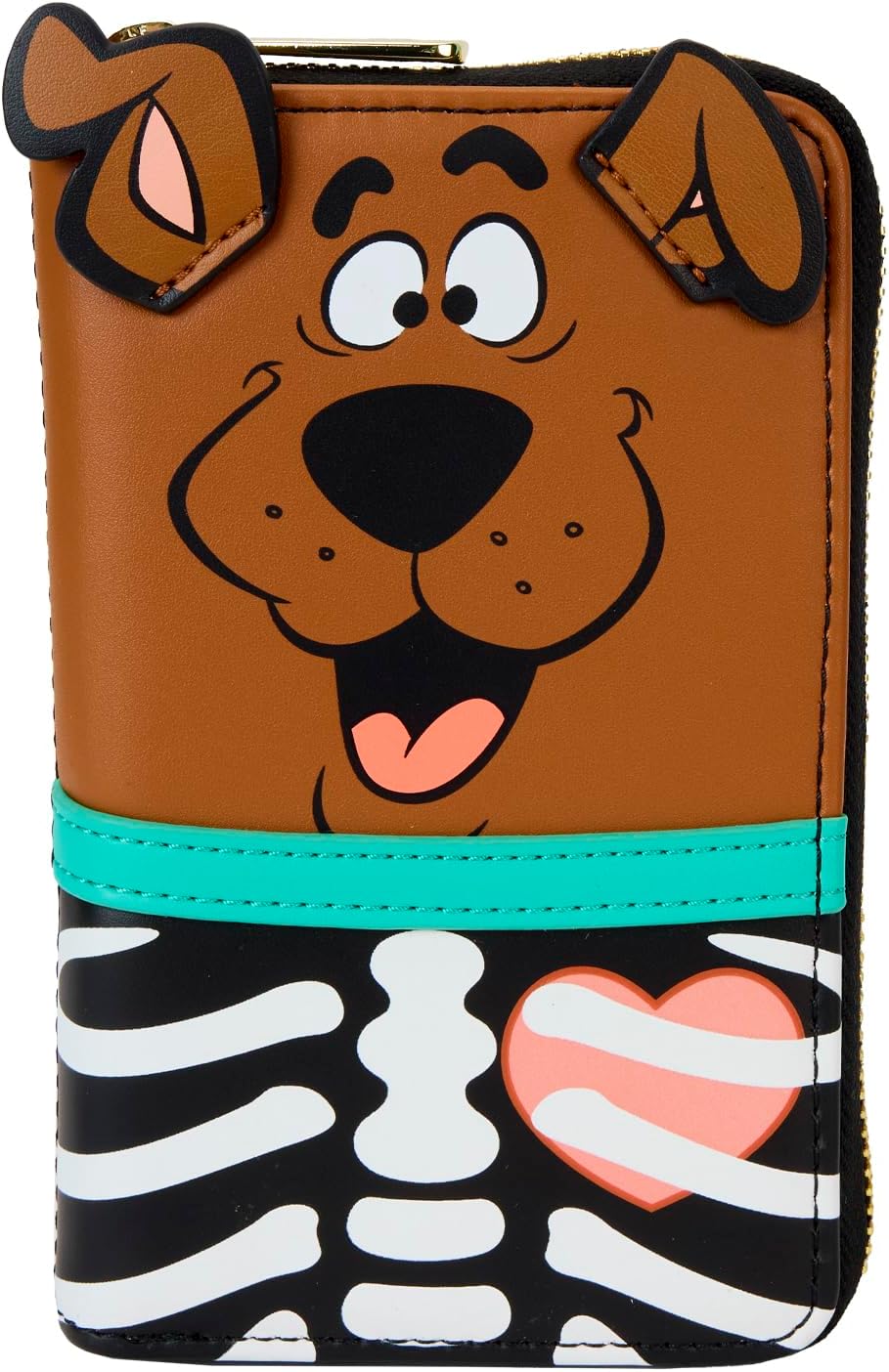 Scooby Doo Skeleton Scooby Cosplay Zip Around Wallet