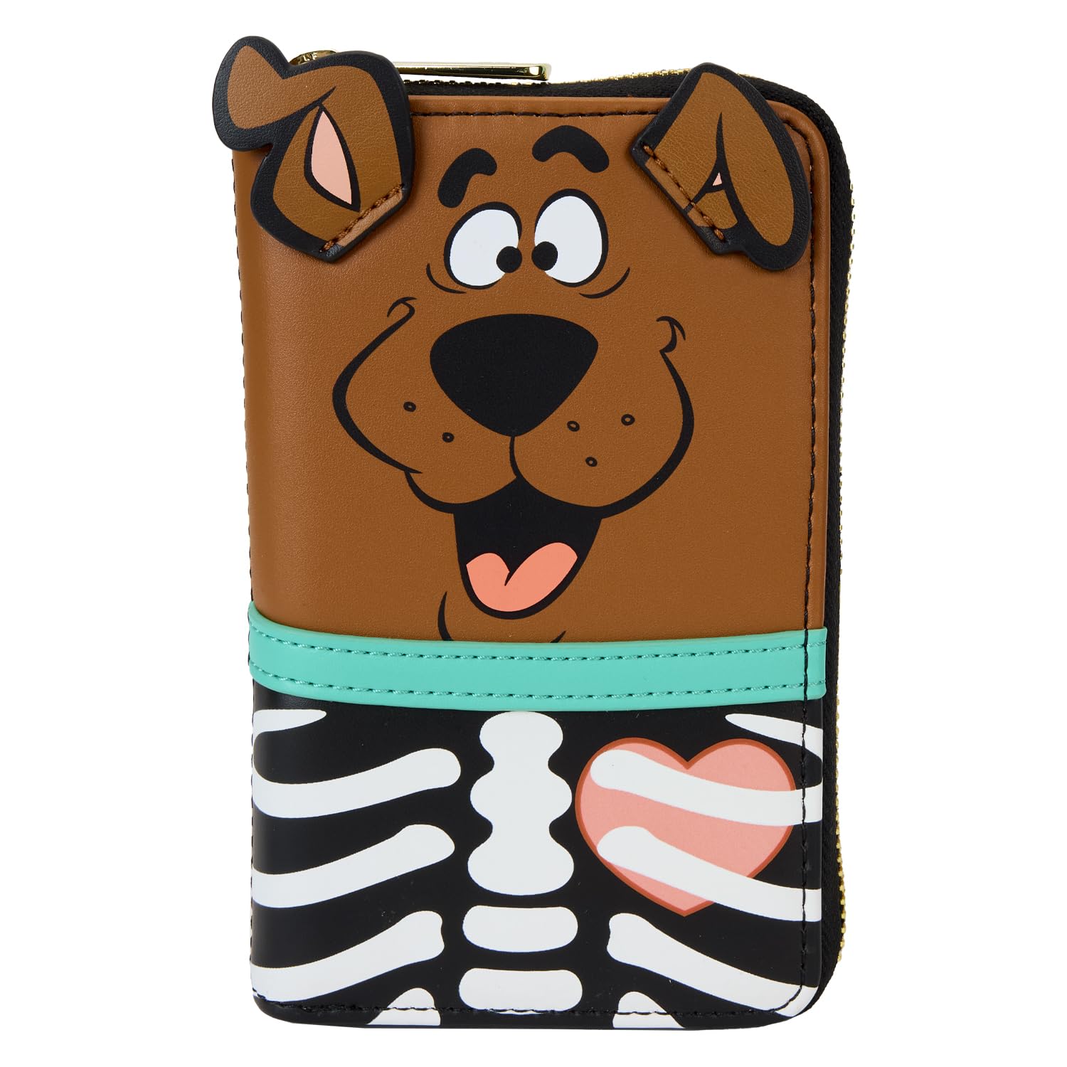 LoungeflyScooby Doo Skeleton Scooby Cosplay Zip Around Wallet