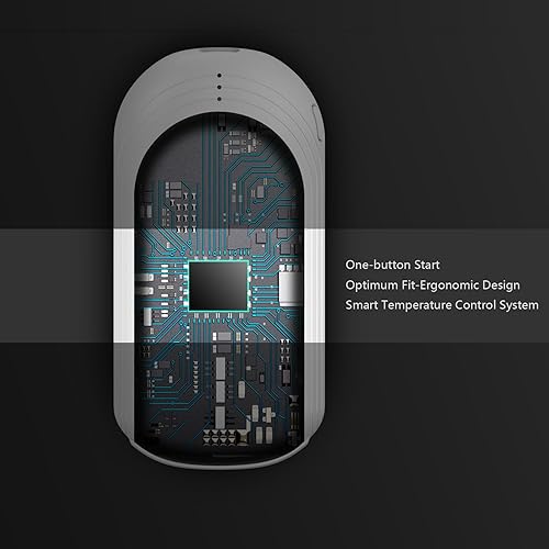 Miniatura 4 de Calentadores de manos recargables, paquete de 2, 5000 mAh, calentador de manos eléctrico caliente 2 en 1, calentador de manos portátil, calentador