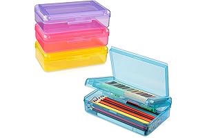 3 Layers 16.5 x 11.5 x 3 Inch Large Capacity Snap-tight Lid...