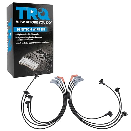 Miniatura 454 de TRQ Juego de cables de bujía de encendido del motor para Ford F250 F350 Super Duty V8 6.2L nuevo