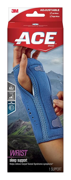 ACE Brand Night Wrist Sleep Support 209626 Adjustable 12 Packs per case
