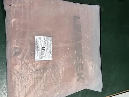 Miniatura 7 de LeaSeek Chaqueta de soldadura de cuero, delantal de soldadura resistente con manga, abrigo de soldadura de piel de vaca resistente al calor para