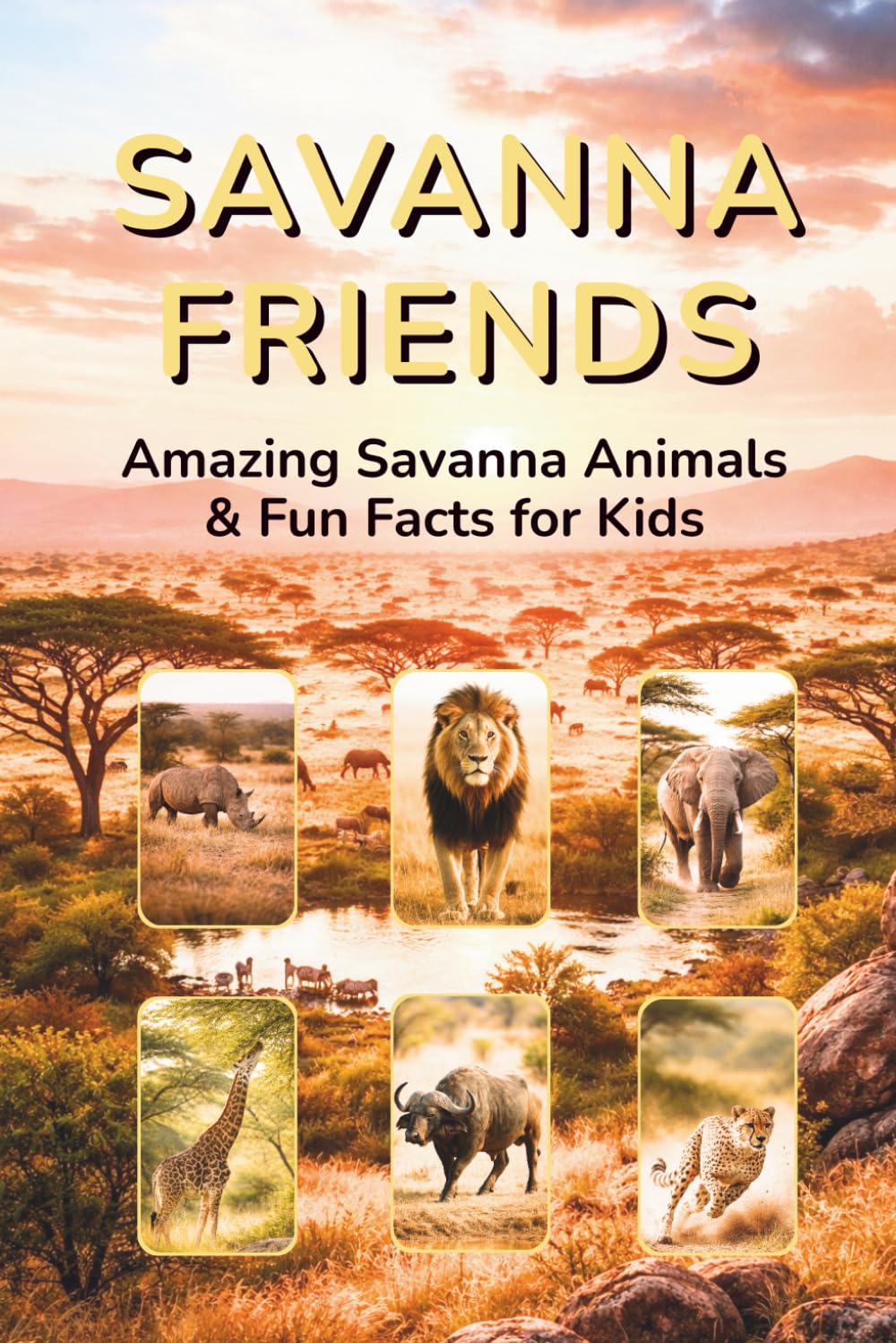 Savanna Friends: Fun African Animal Facts and Actions for Kids (Real World Adventure Series)