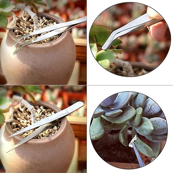 SaferCCTV Succulent Tool Kit,15 Pcs Mini Garden Hand Tools,Houseplant Rake Gardening Hand Tools,Pot Flower Gadget for Transplanting Seedlings Outdoor