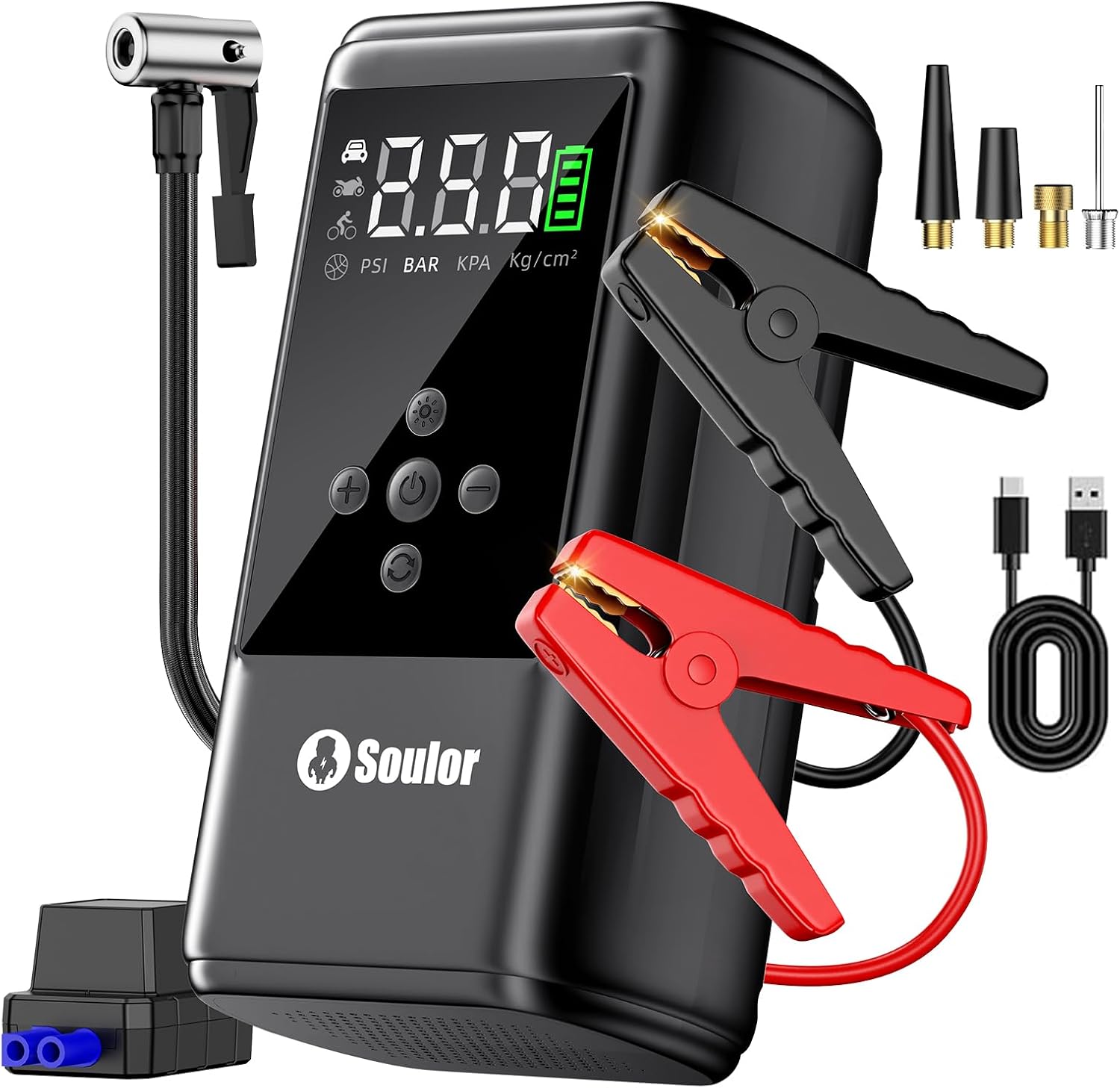 Jump Starter with Air Compressor Jump Box CYD24