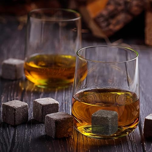 Miniatura 3 de Piedras de whisky, piedras escalofriantes de whisky, cubitos de hielo reutilizables, whisky de rocas de whisky (cuadrado-9 piezas)