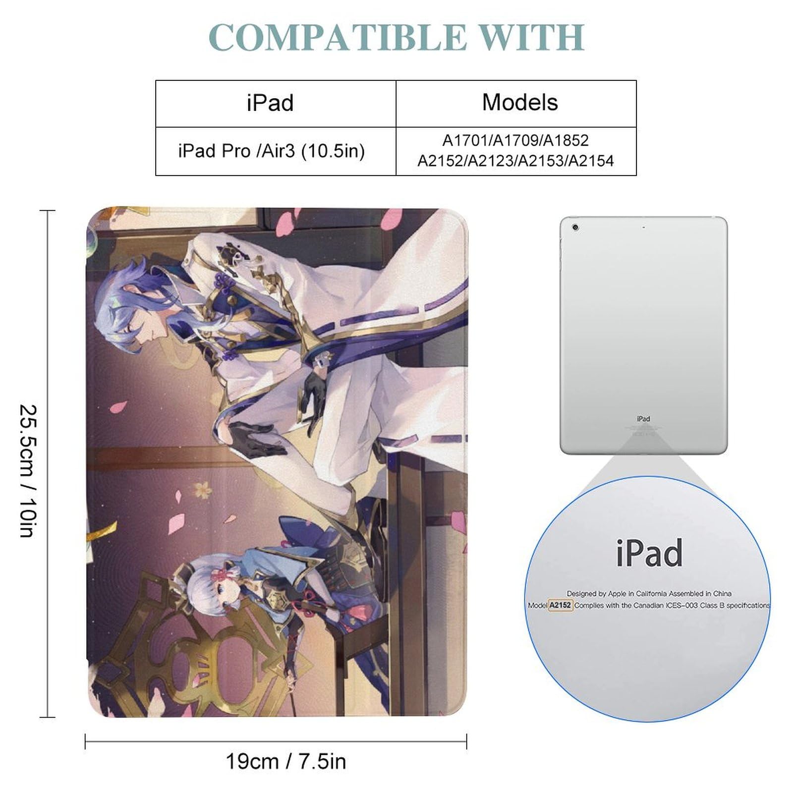 Amazon.co.jp: タブレットケース 手帳型 IPAD Pro (10.5in) /IPAD Air3