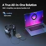 KHADAS Tea Portable Headphone Amplifier,DAC Magnetic Amplifier Bluetooth 5.0 HiFi Hi-Res USB DAC 32bit/384KHz, 1160mAh Battery ESS ES9281AC Pro Qualcomm QCC5125 LDAC/aptX HD, PCM, DSD, MQA(Grey)