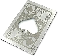 Vista 7 de Abrebotellas de metal de acero inoxidable plateado con patrón grabado (estilo K, 1PCS)