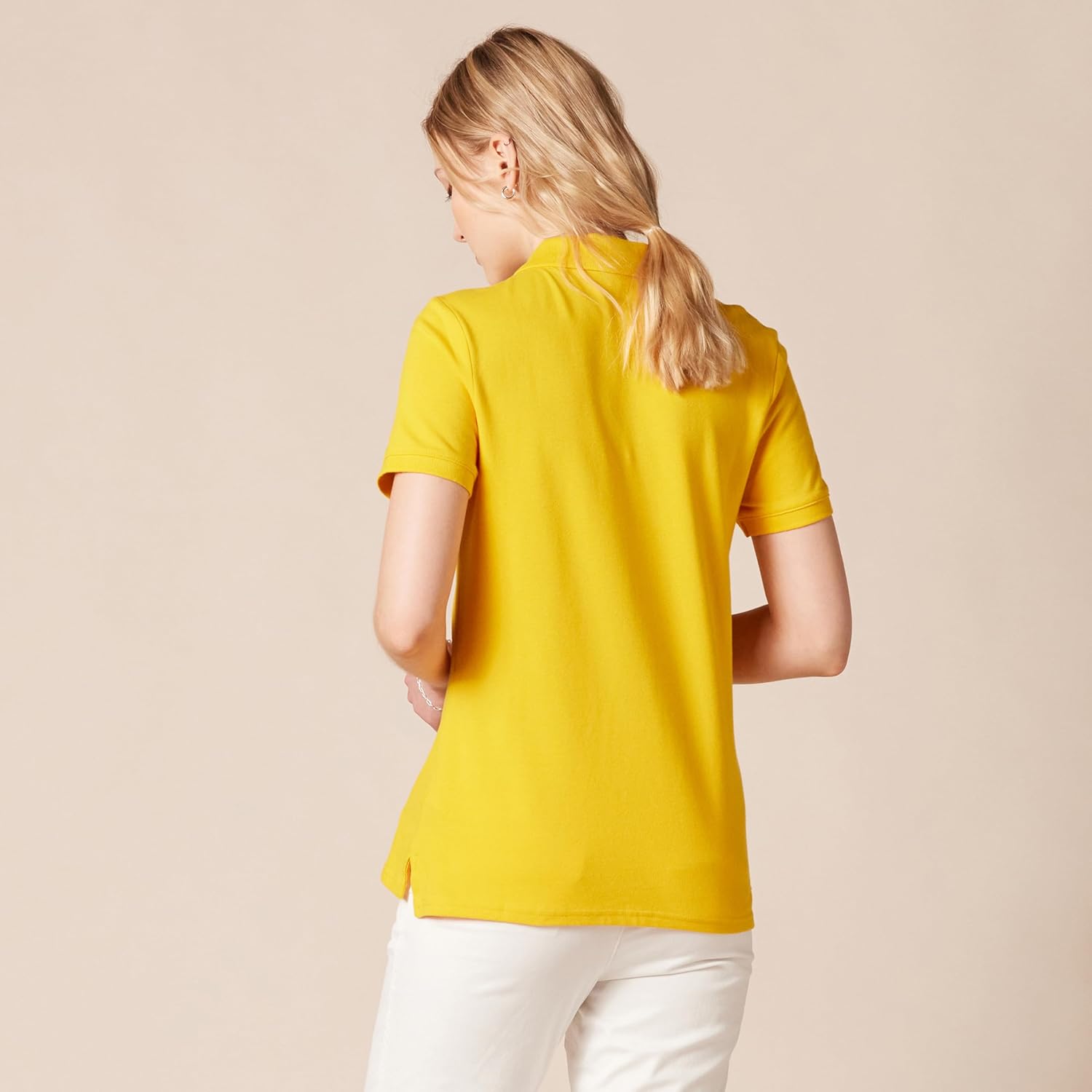 Amazon Essentials Women's Short-Sleeve Polo Shirt (Available in Plus Size) - Image 2