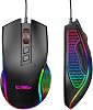 Claws Crossfire V1 12800 Dpi Chromatic RGB Gaming Mouse with Macro Software - Black