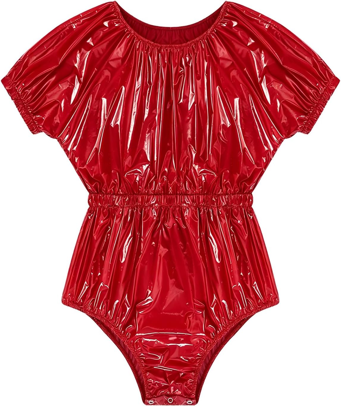 Men Shirt Leotard Sanua Suit Sauna Romper Short Sleeve Wrestling Singlet over Diapers Diaper Coveralls