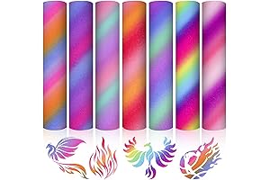 Transwonder Rainbow Permanent Vinyl for Cricut Machine