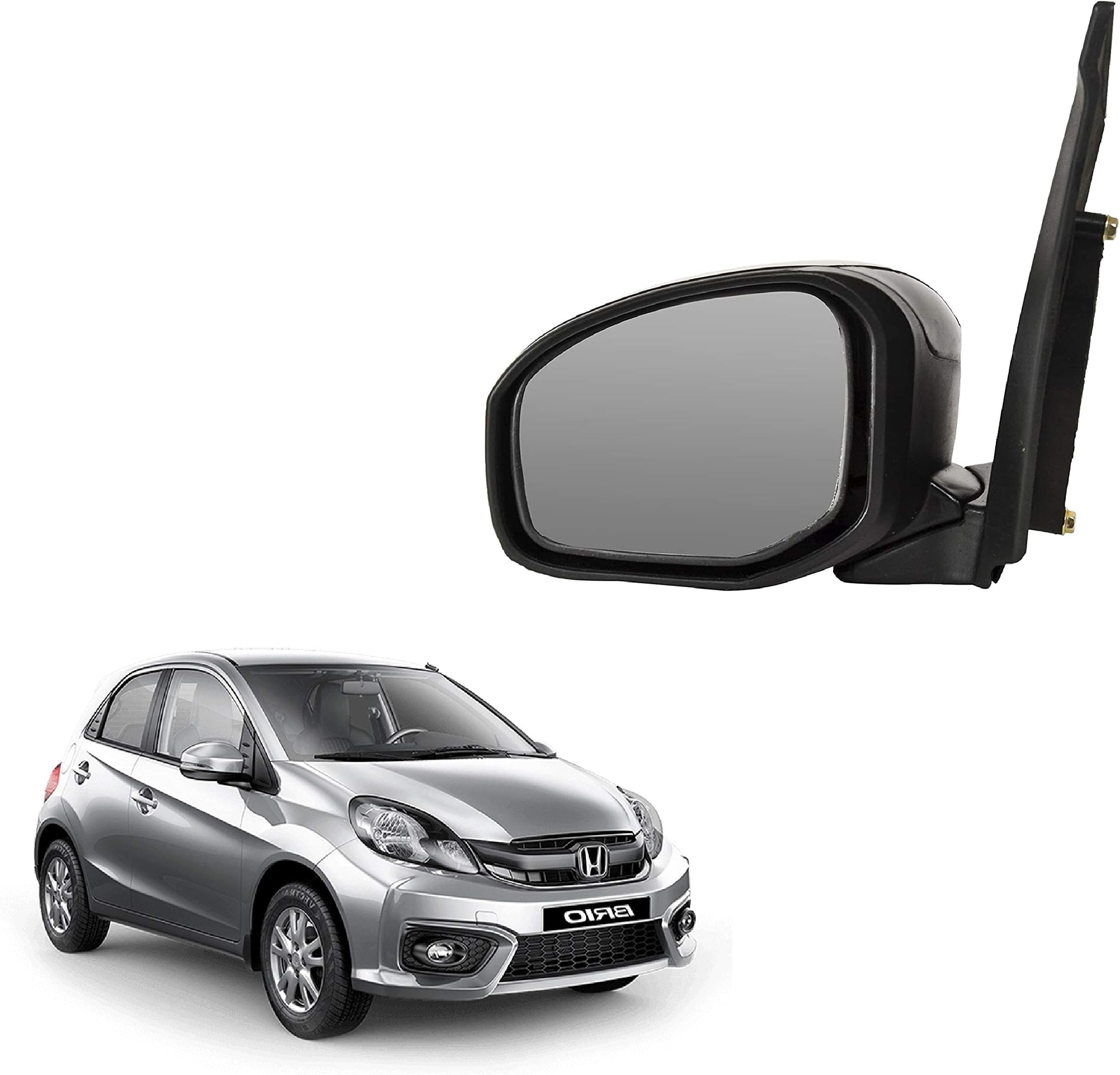 GKS Plastic Side Mirror for Honda Brio Electric (Left Side)