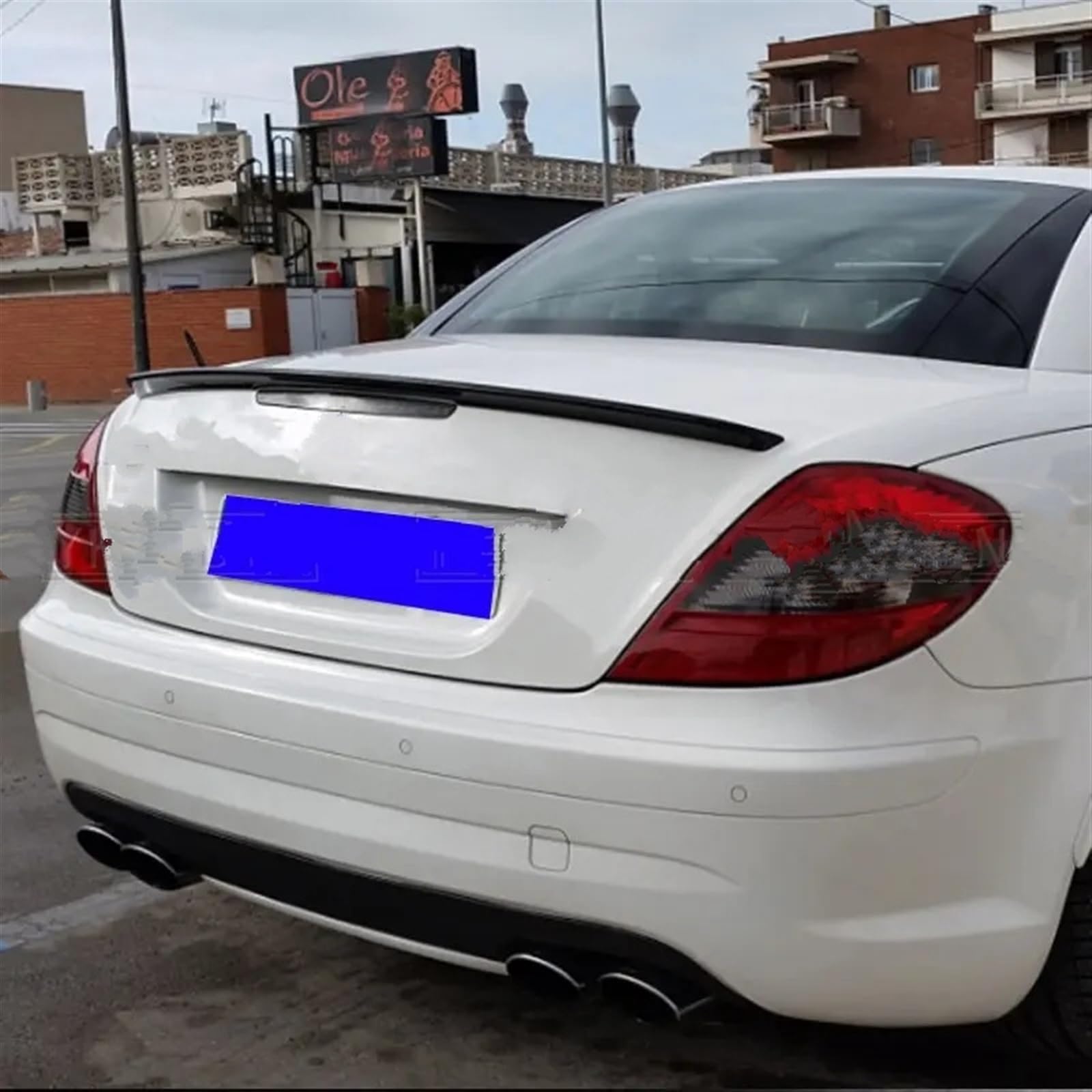 Spoiler Für Mercedes SLK R171 (2005-2010) - Sportlicher Heckspoiler In Glossy Black