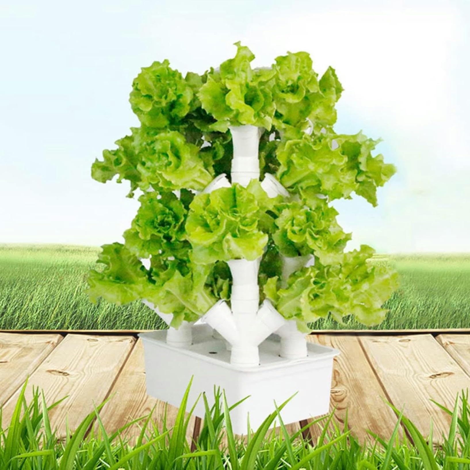 Jardin système de culture hydroponique vertical intérieur pour légumes maison