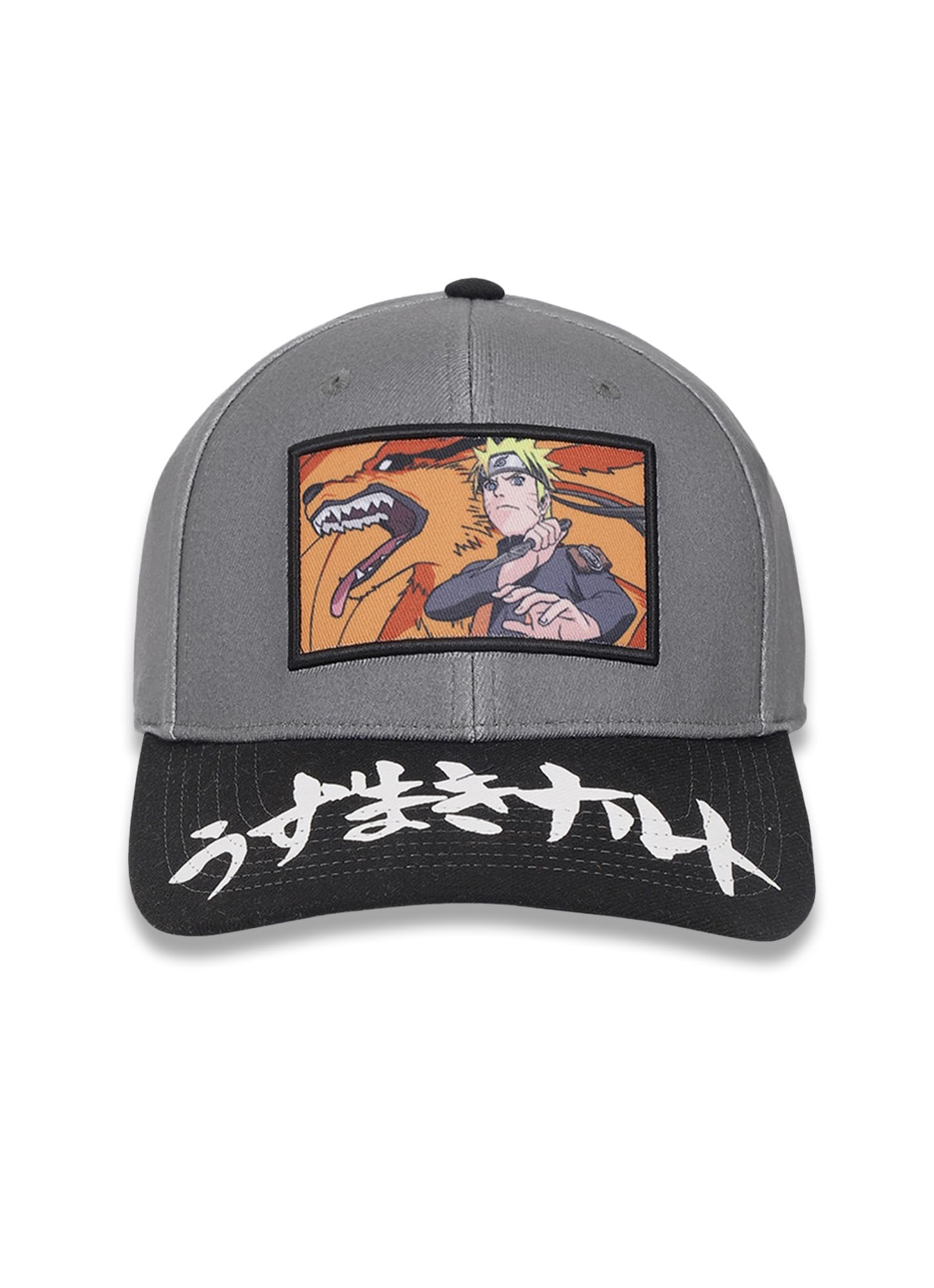 Free Authority Official Naruto Shippuden Printed Grey Caps Young Men-image-17