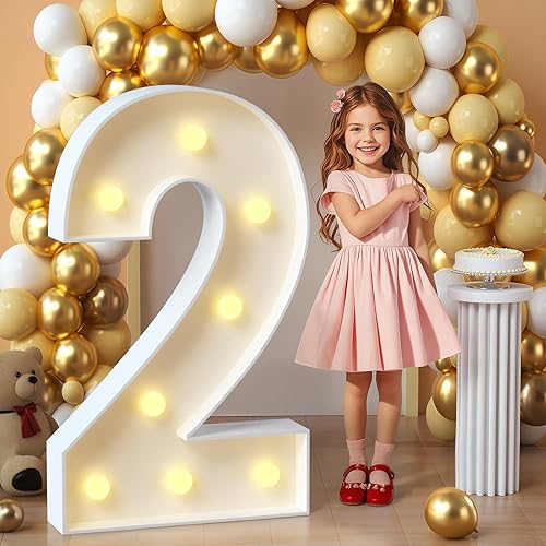 Vista 14 de imprsv Letras de marquesina iluminadas, letras de mosaico de 1.2 m con luz para decoración de baby shower, graduación, gran J para decoraciones