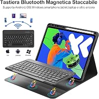 SENGBIRCH Lenovo Tab Pro 12.7 Bluetooth Billentyűzet Tok Mágneses Leválasztható Fekete 3