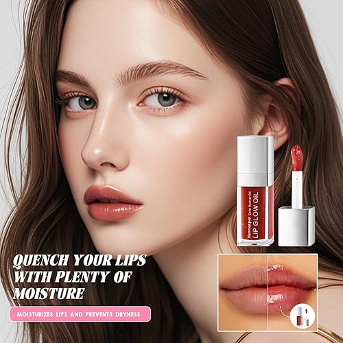 Miniatura 3 de Aceite hidratante de brillo labial de larga duración, brillo labial transparente Toot, aceite hidratante para labios, reparación de líneas de labios