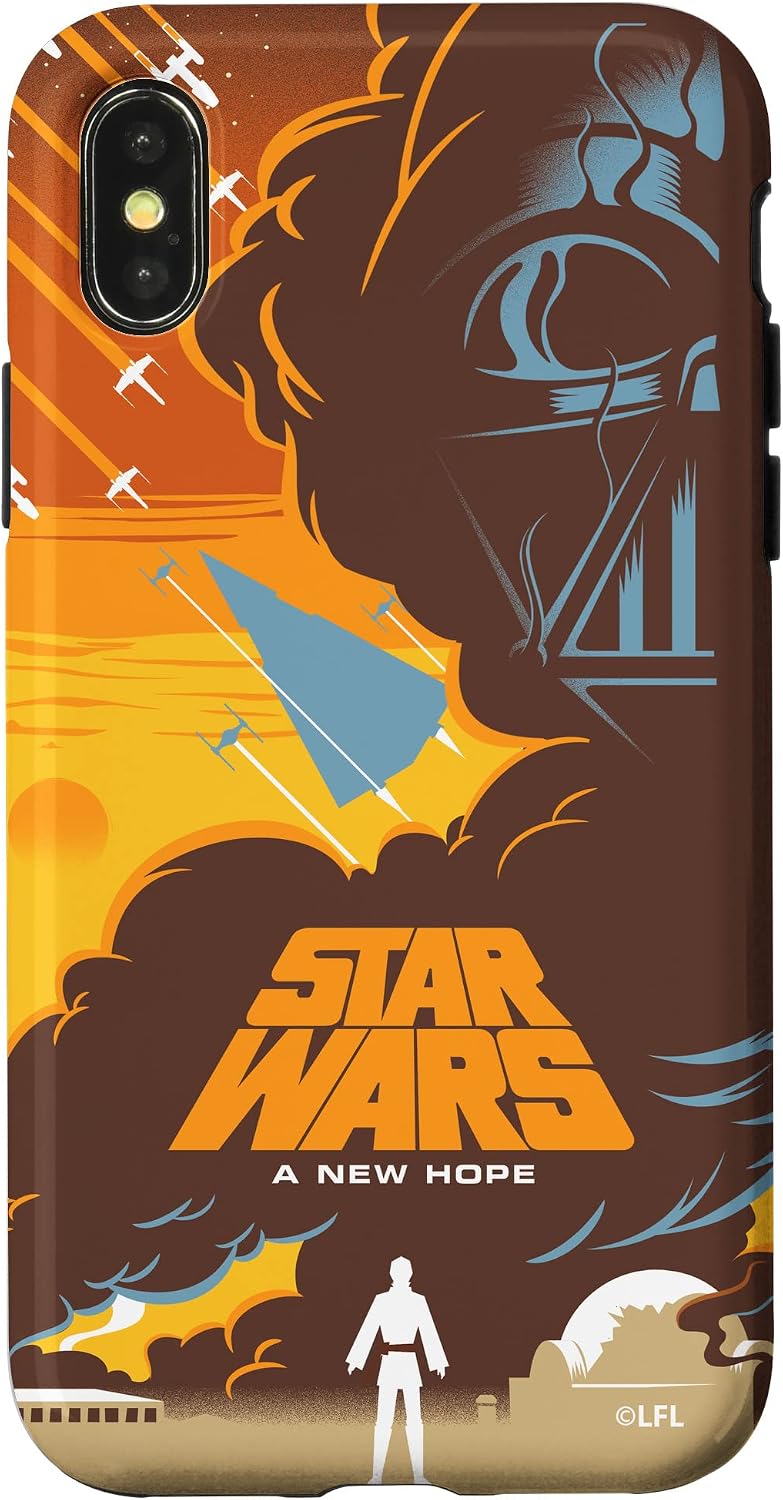 iPhone 16 Pro Star Wars A New Hope Illustrated Movie Poster Case