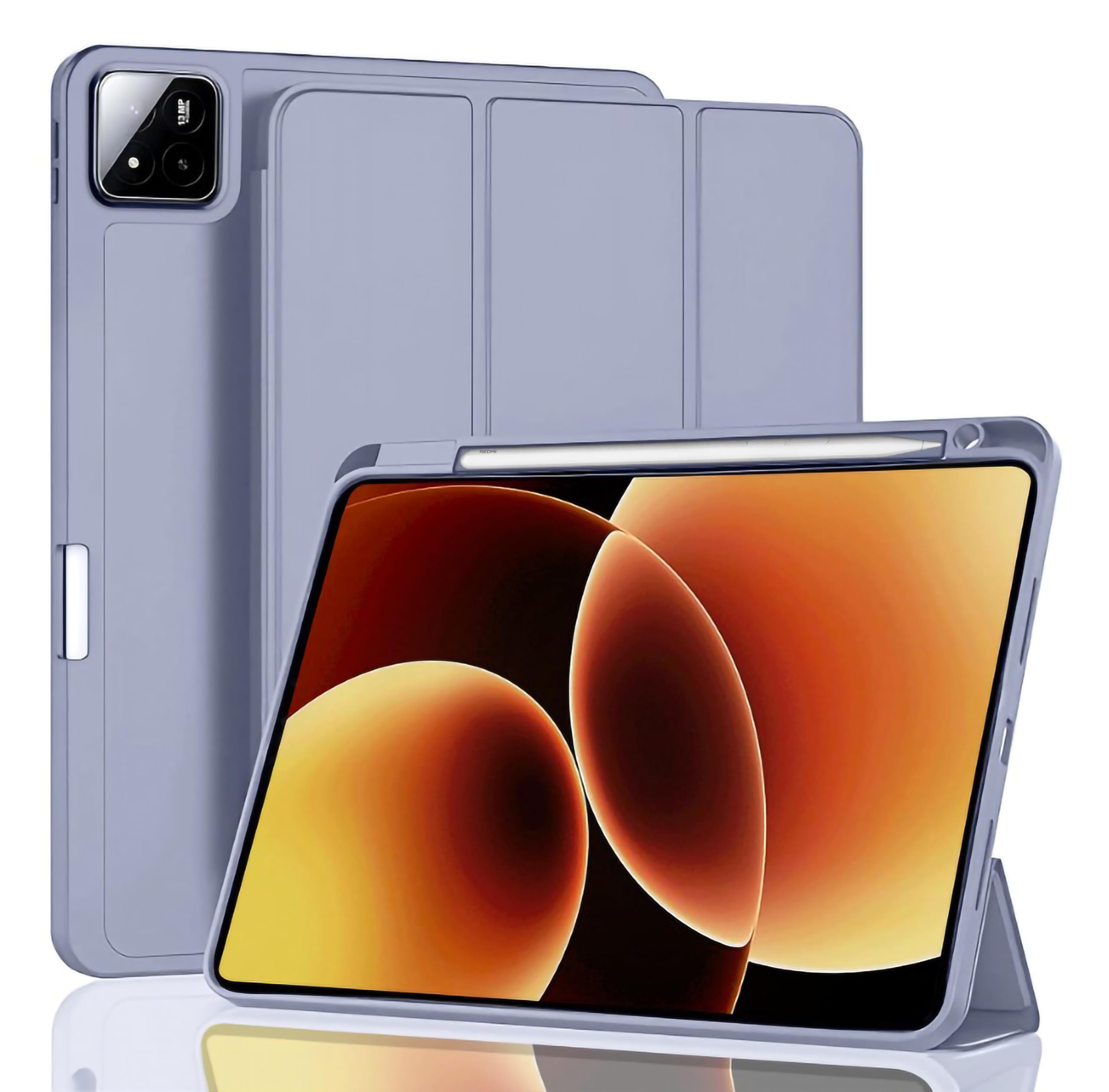 ProElite Cover for Xiaomi Mi Pad 8/Pad 8 Pro 11.2 inch Cover, Soft Flexible Flip Case Cover with Pen Holder for Xiaomi Mi Pad 8/Pad 8 Pro 11.2 inch, Support Auto Sleep Wake, [Recoil Series] - Black — Amazon image 13