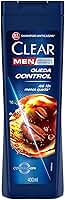 Clear Shampoo Anticaspa Men Queda Control Frasco 400Ml Branco