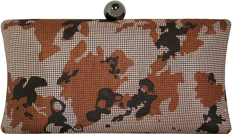 Pillow Shape Animal Print Box Clutch