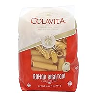 Vista 1 de Colavita Pasta - Rigatoni romana, 1 libra - Paquete de 20