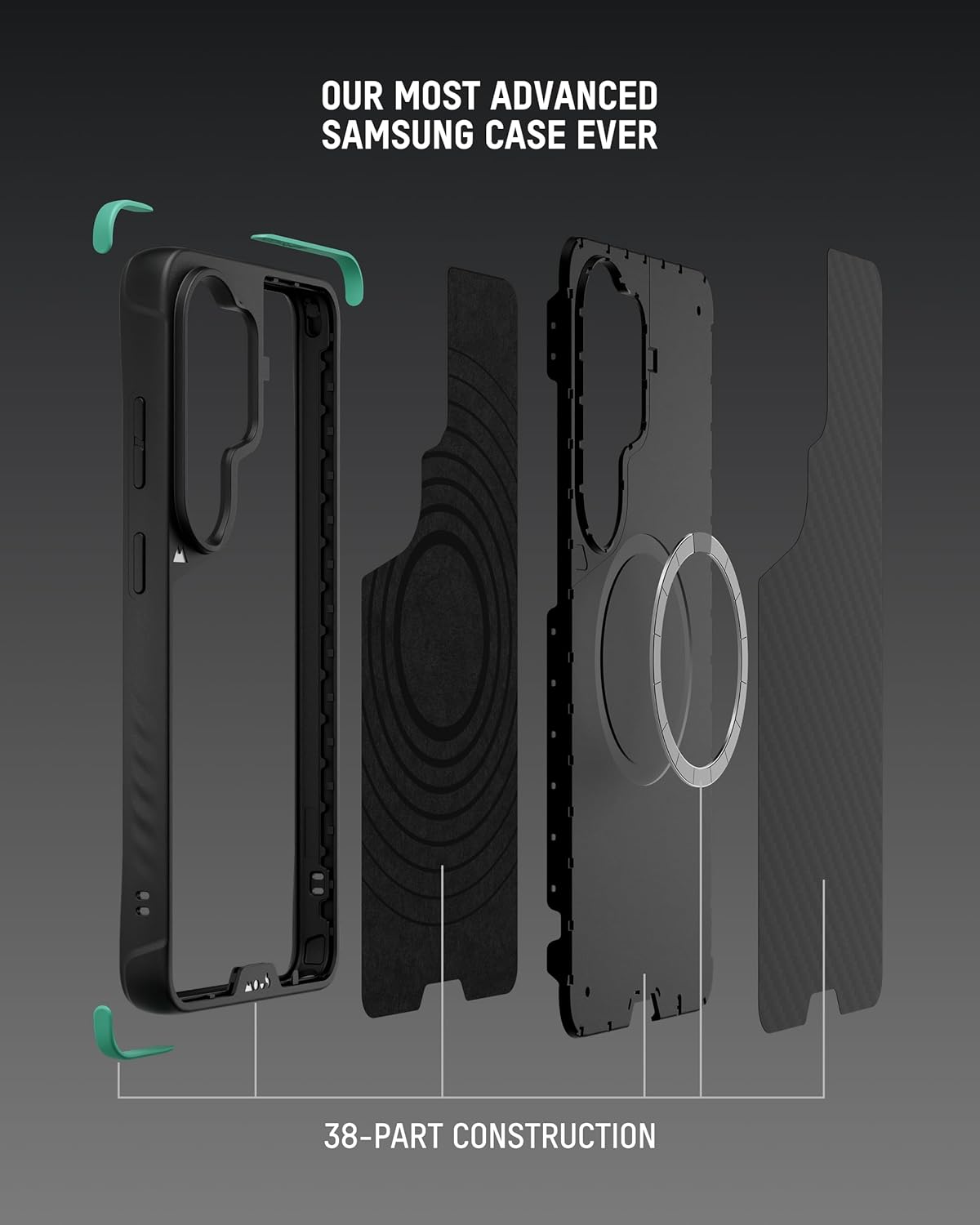 Mous for Samsung Galaxy S26 Ultra Case, Compatible with MagSafe & Qi2 – Limitless Protective Galaxy S26 Ultra Case – Shockproof, Full Camera Protection, Magnetic, Anti-Scratch Back, Aramid Fibre