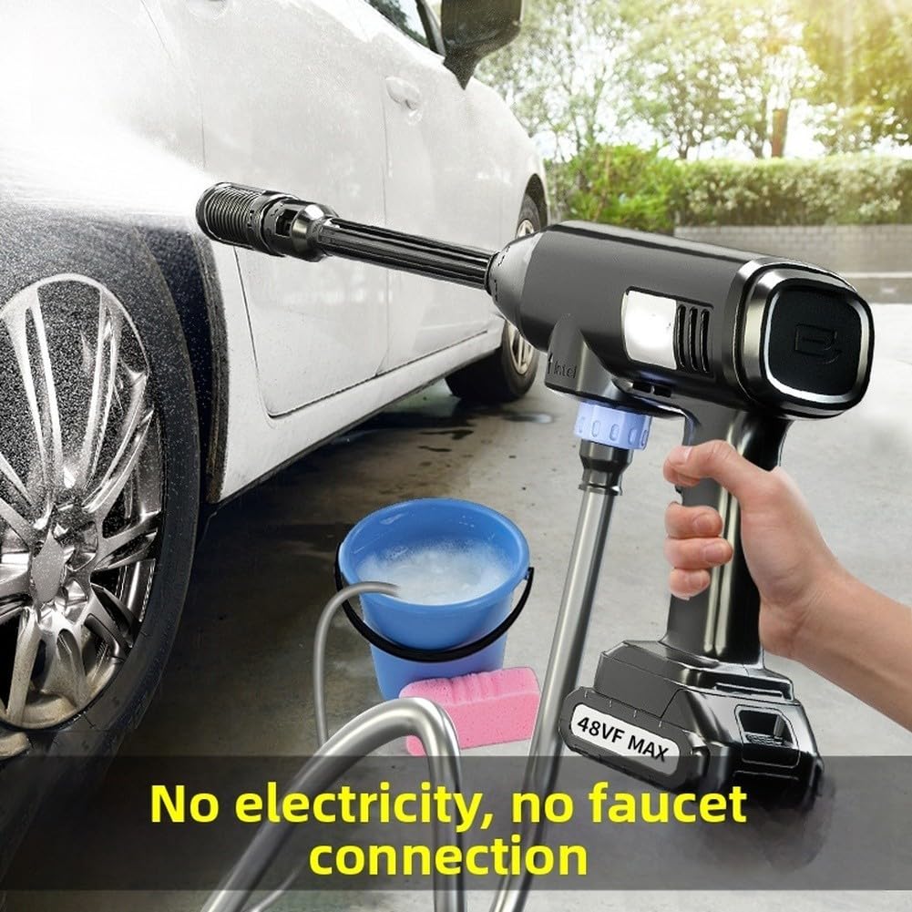 Idropulitrice Cordless 24V 2.5MPa Portatile Auto(white)