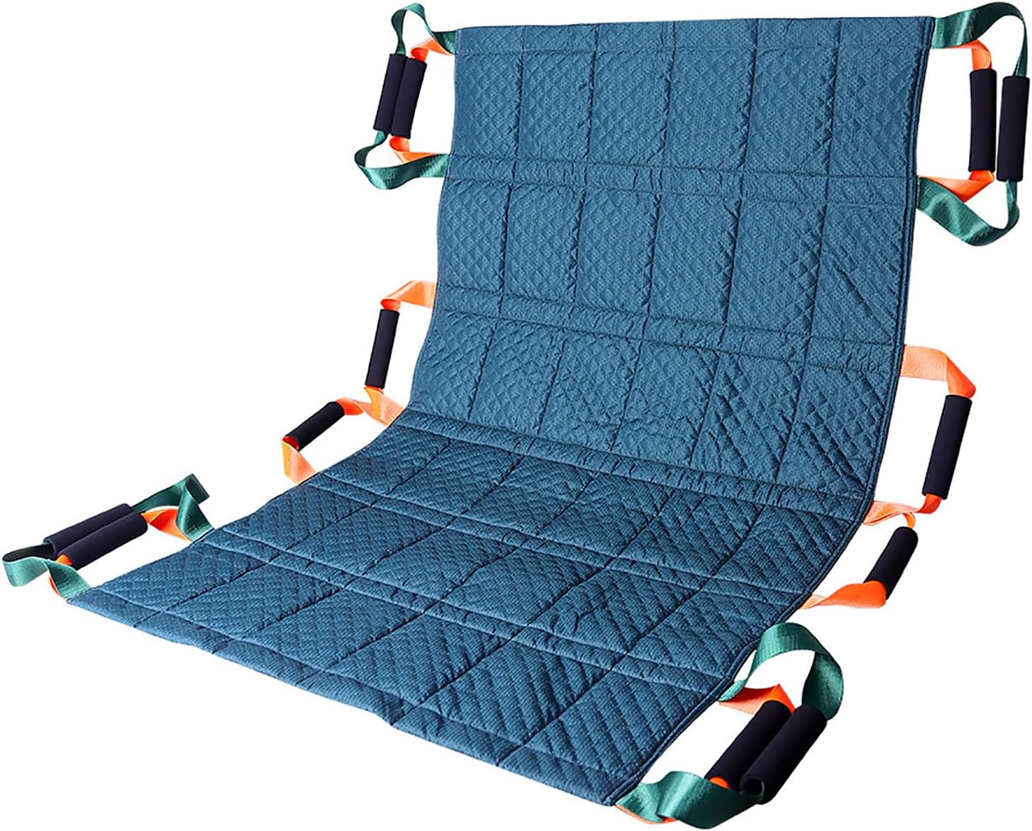 Positioning Transfer Bed Pad, Sheet Patient Transfer Board with 12 Handle Design, 3 Layers of Embossed Oxford Cloth/Thickened Pull Gloves, for Patient Handling