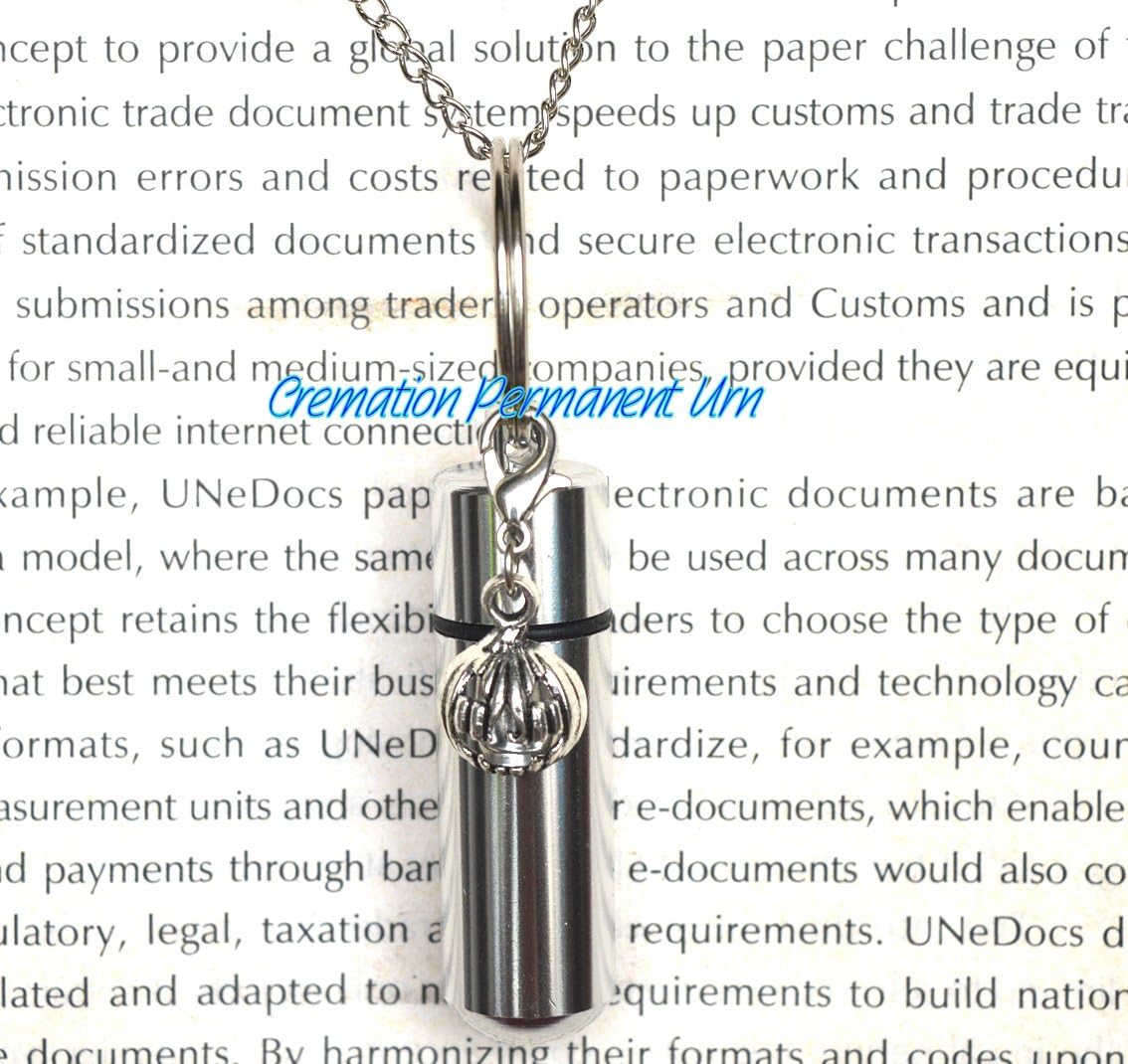 Pumpkin Cremation Necklace/Urn Jewelry/Pumpkin Urn Necklace/Pumpkin Urn