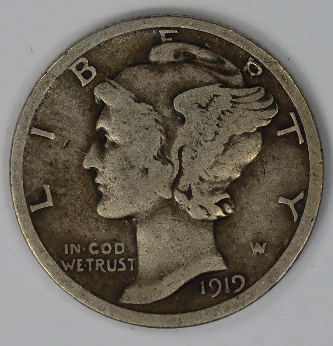 1919 D Mercury Dime Uncertified G