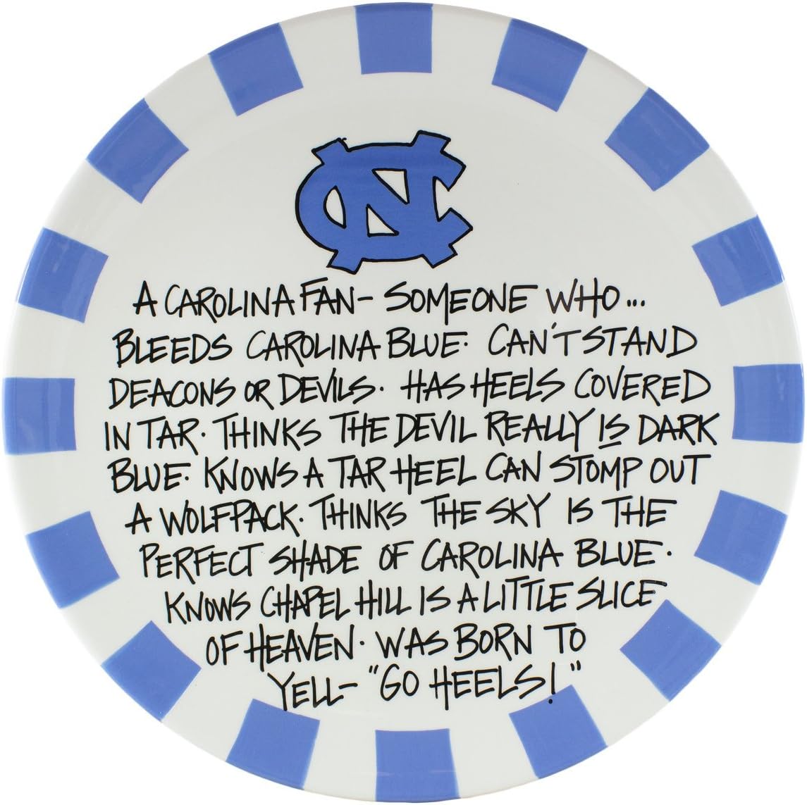 UNC Fan Definition Plate Plates