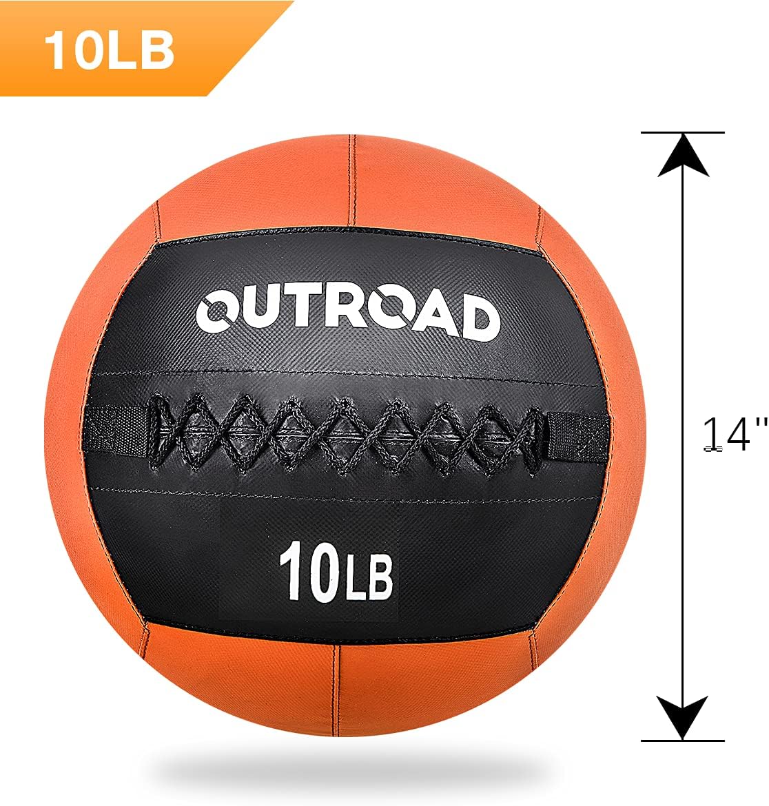 Max4out Wall Ball Medicine Balls, 10lbs Dead Weight Balls for Crossfit, Strength and Conditioning Exercises, Cardio and Core Workouts Slam Balls, Orange : Sports & Outdoors