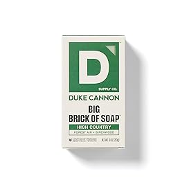 Duke Cannon Supply Co. Big Brick of Soap Bar, The Beer League - Busch & Pine Tar, Masculine Scents, 10 oz. (Variety, 4 Pack)