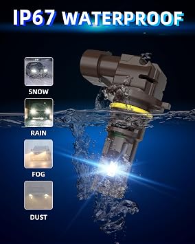 Sinoparcel Premium HB3 9005 LED Headlight Bulb, 800% Brighter, 6500K White