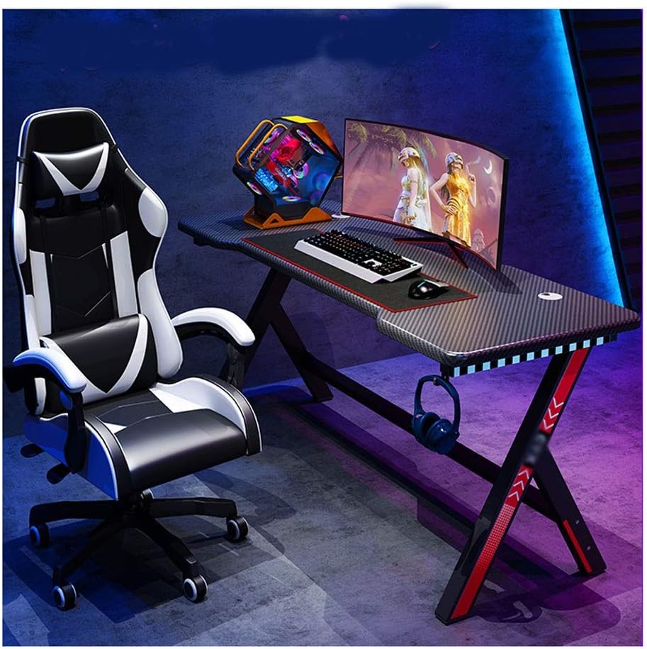 BUYT Video Game Table and Chair Racing Style Ergonomic