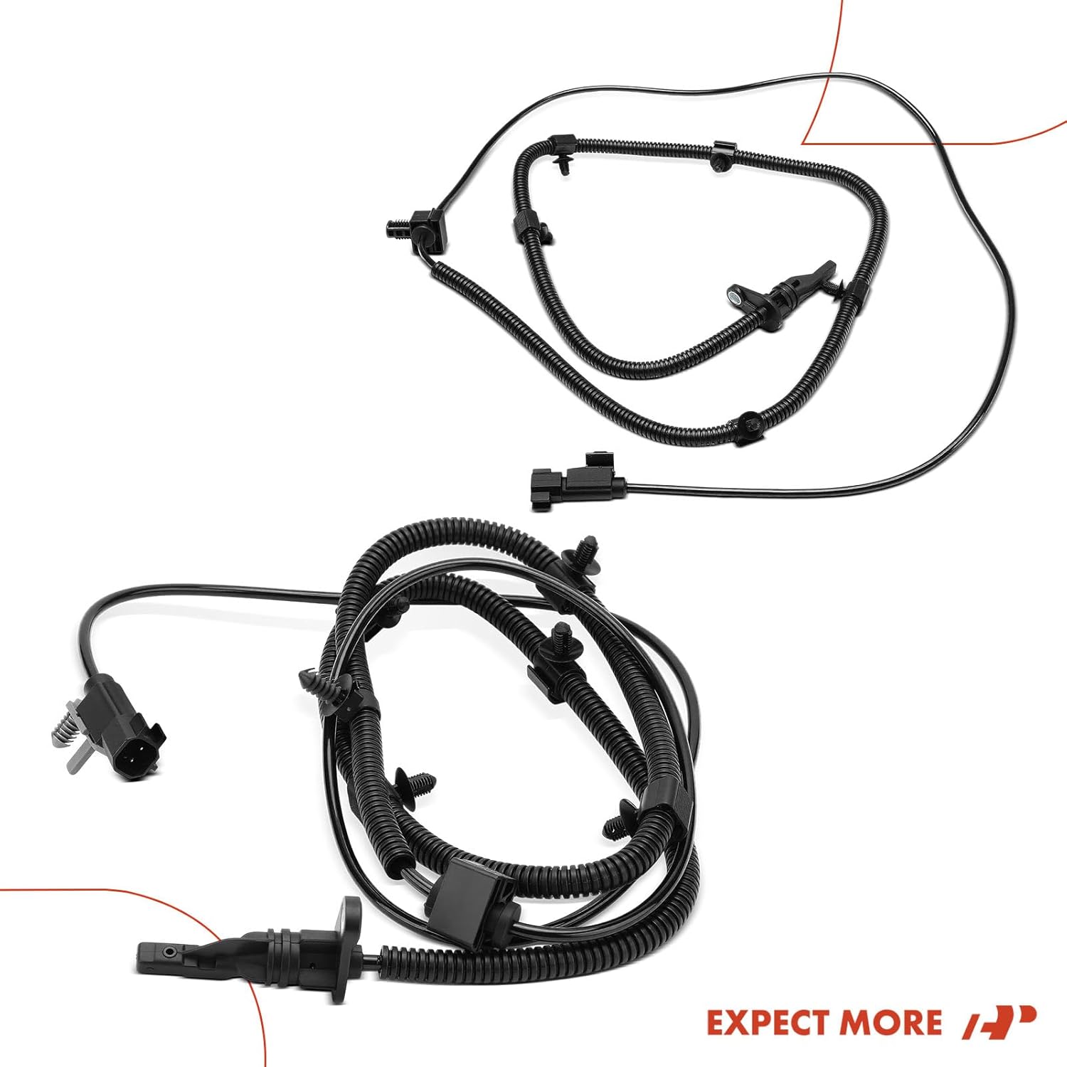 A-Premium Set of 2 Rear ABS Wheel Speed Sensor Compatible with Chevrolet & GMC Models - Silverado 2500 3500 HD, Sierra 2500 3500 HD, 2020 2021 2022 2023 2024