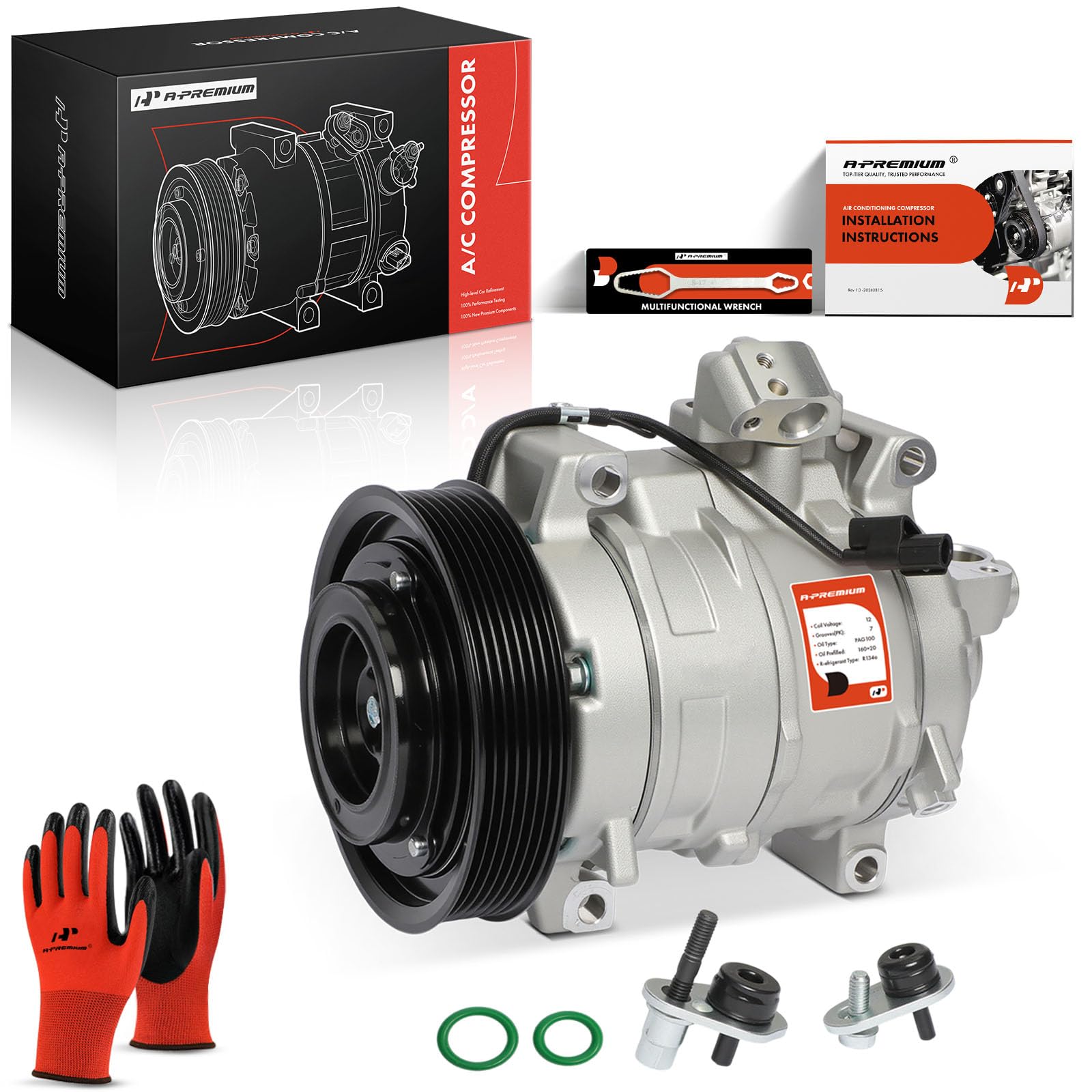 A-Premium APACC063 Compressor