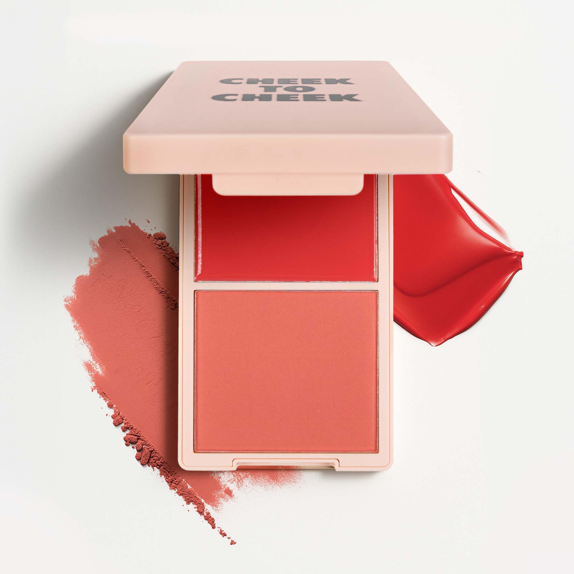 MOYOU LONDON Duo Blush Palette, 2-in-1 Cream & Powder Blusher for Dewy Glow & Long-Lasting Colour