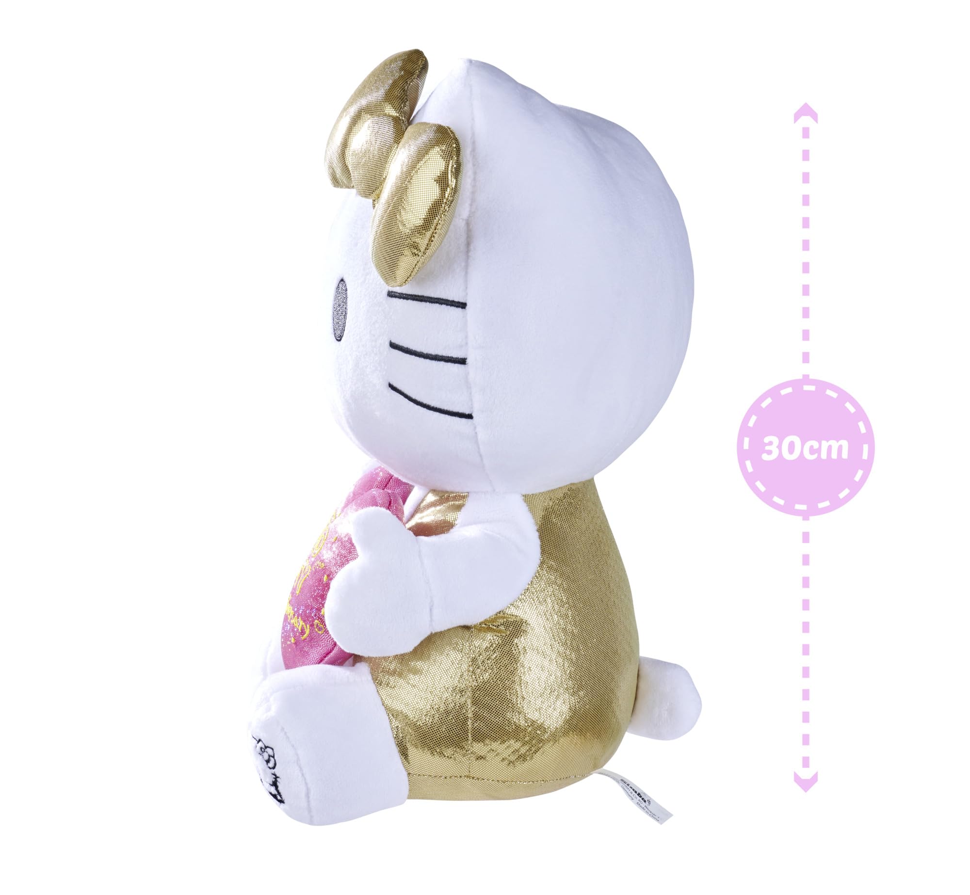 Simba Hello Kitty 50th Anniversary Plush Toy, 30 cm Size : Amazon