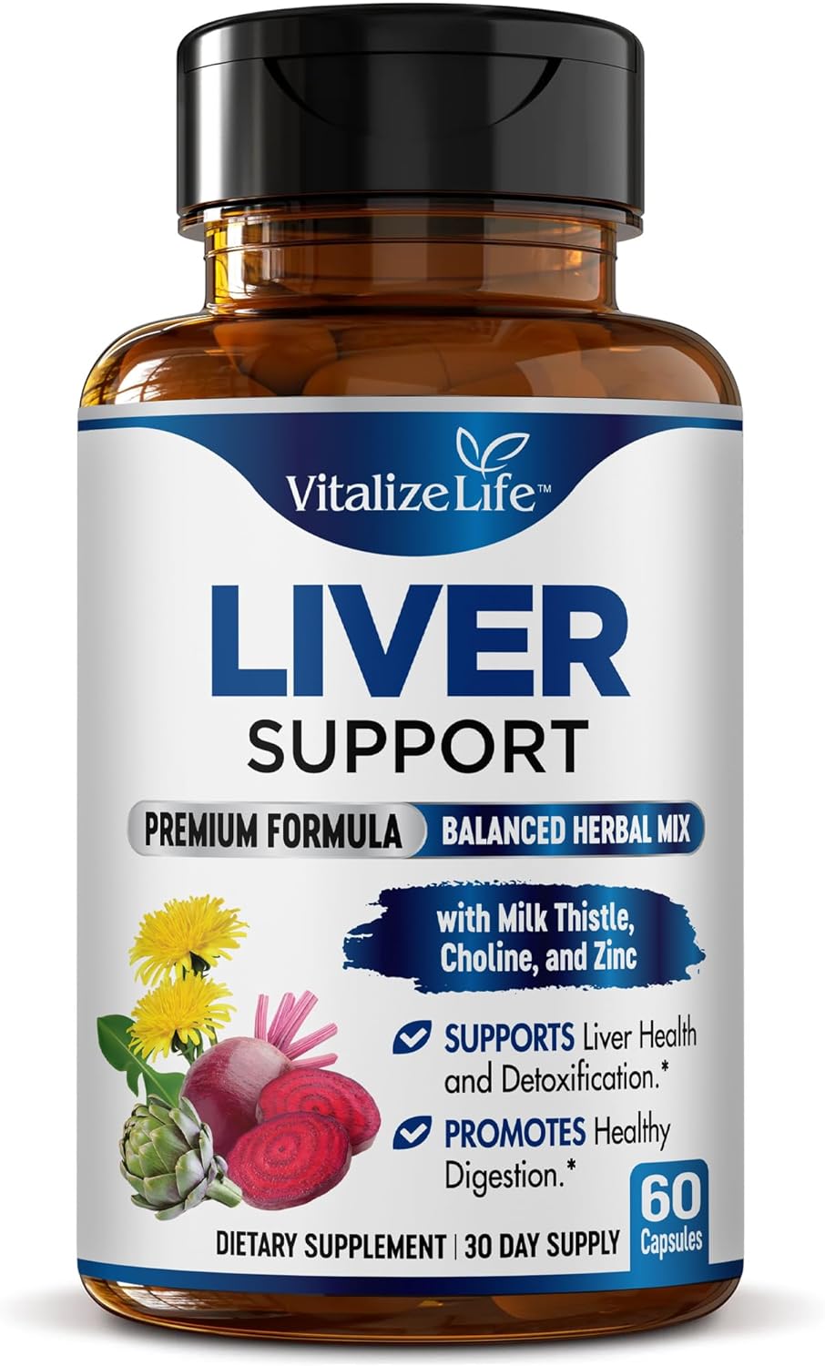 Liver Cleanse Detox & Repair – Milk Thistle Supplement for Liver Health – Liver Detox and Liver Support for Men and Women – Milk Thistle Liver Detox – Liver Pills – Non-GMO, Vegan, Made in USA