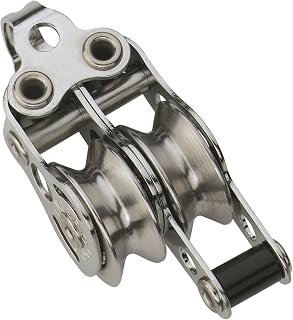 Micro XS Block für Draht 4 mm Kugellager - 2 Rollen, Bügel, Hundsfott