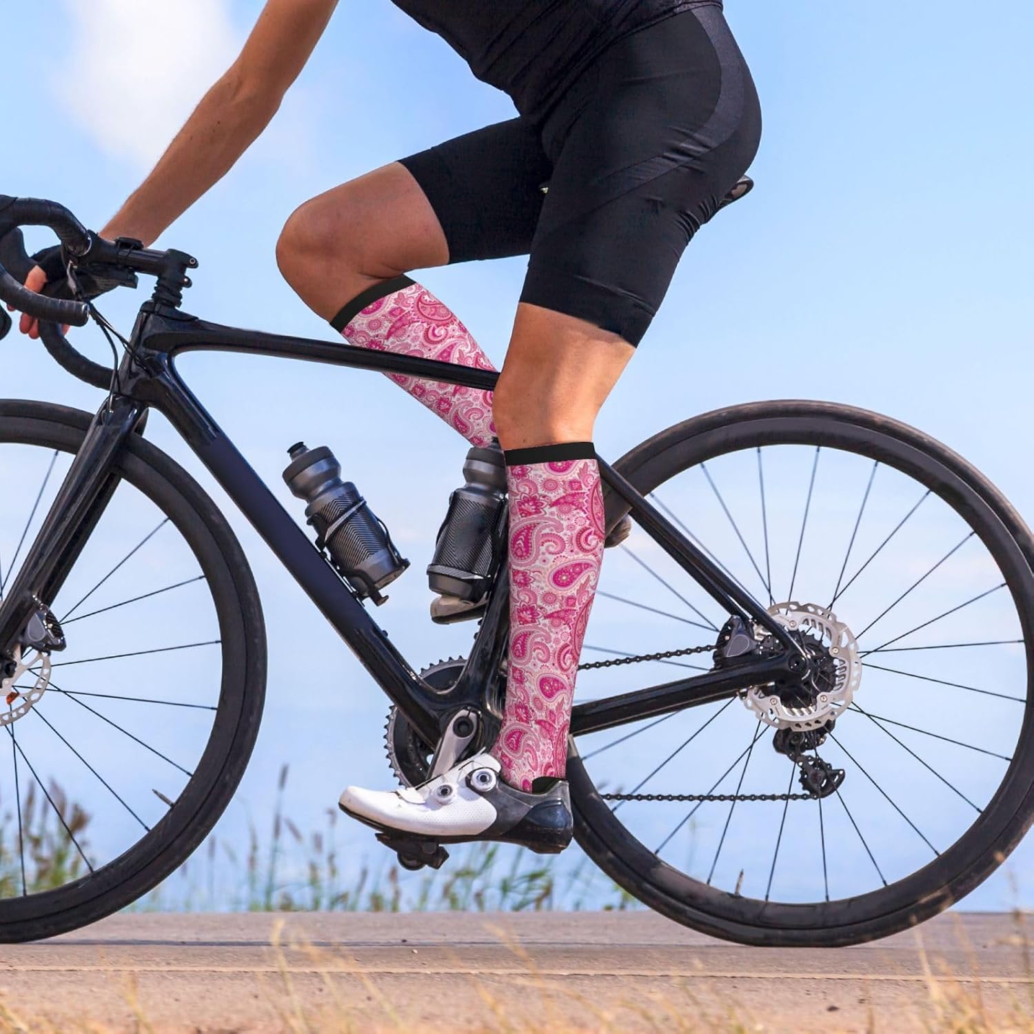 Compression Socks For Women & Men Circulation 15-20 Mmhg Knee High Best Support For Travel Running Athletic - Image 3