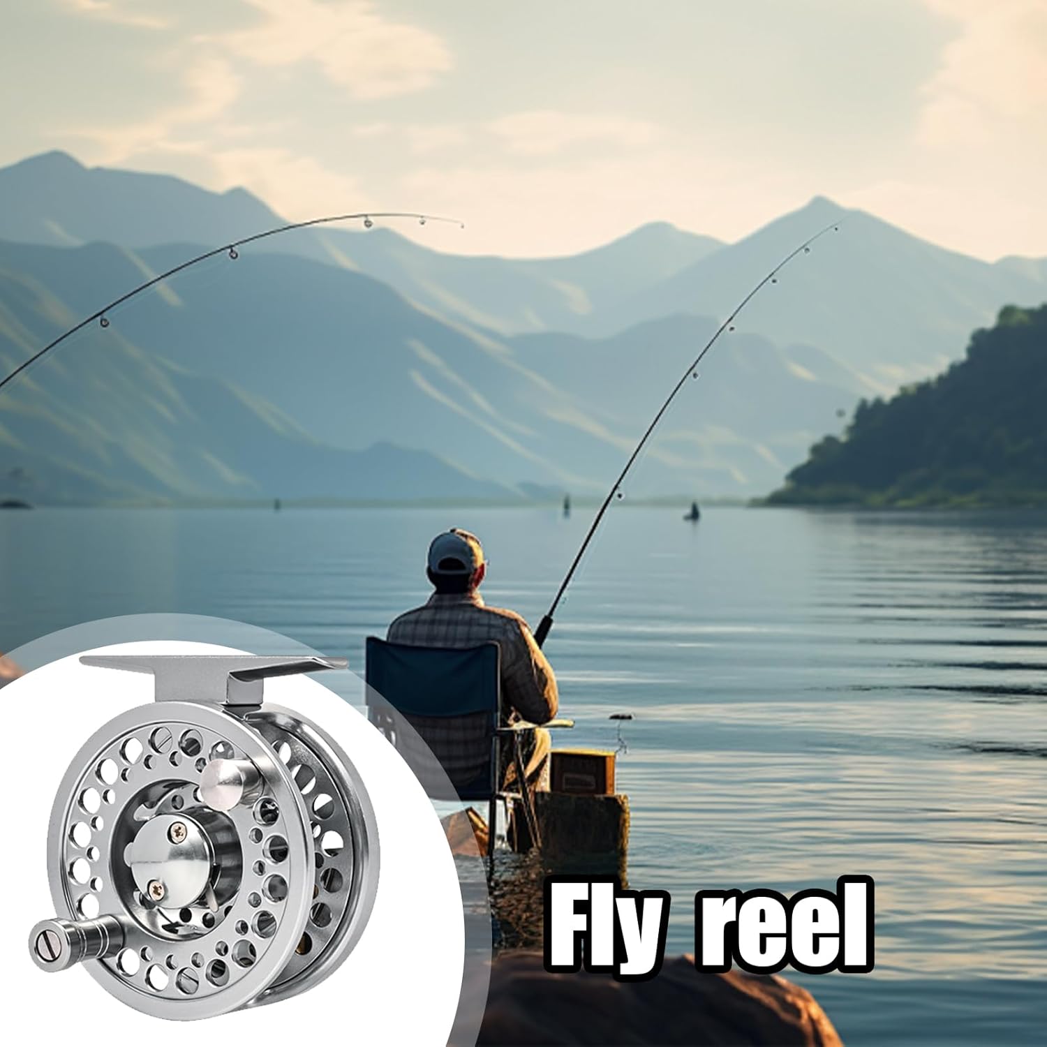 Fly Fishing Rod Reel - Fly Fishing Front Reel | Gear, Aluminum Alloy for, Enthusiasts